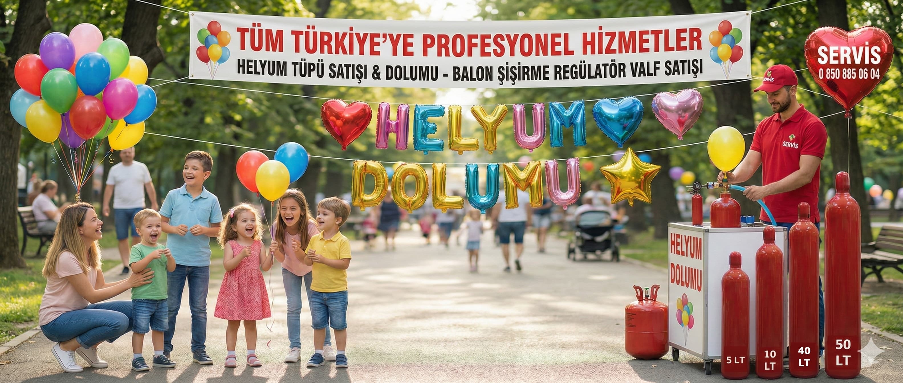 U�an balon gaz� helyum t�p� saf y�ksek safl�kta v balon gaz� t�pleri